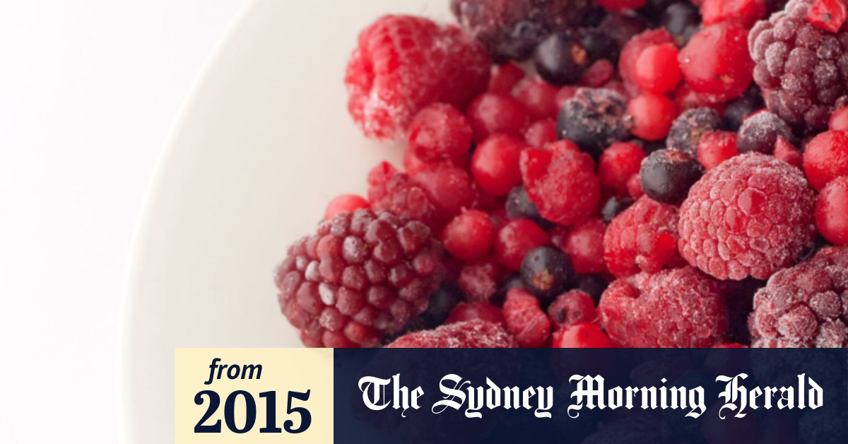 Frozen berries hepatitis A scare fresh berries sales up, frozen